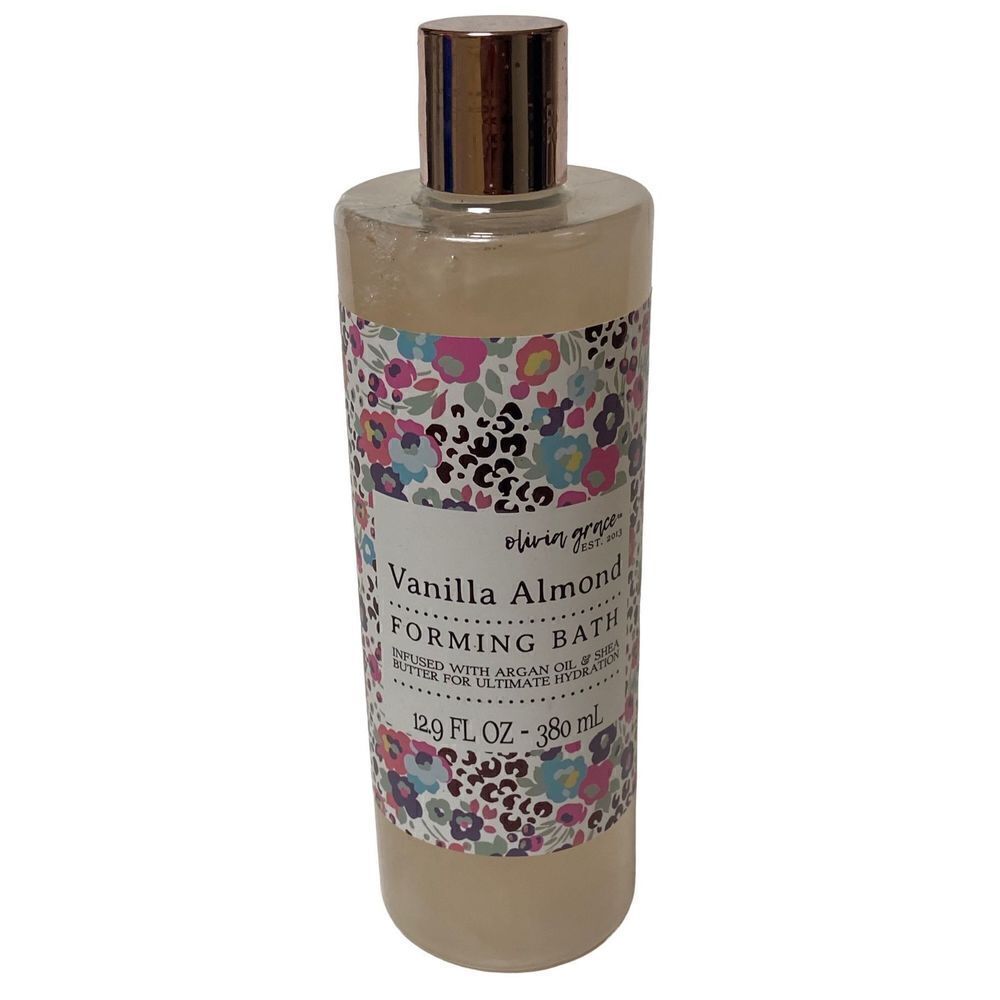 Olivia Grace Vanilla Almond Foaming Bath 12.9 Oz Cruelty Free